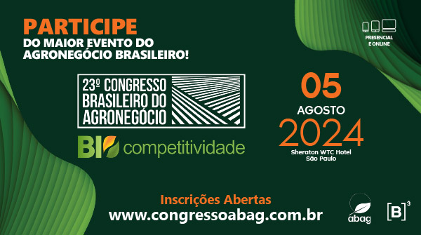 Congresso da Abag norteará caminhos para ampliar a competitividade