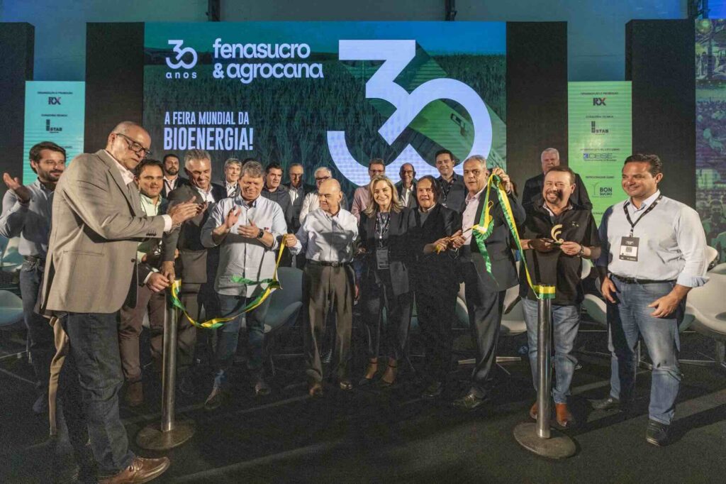 Fenasucro: Tarcísio promete colocar São Paulo na liderança da transição energética