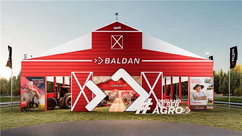 Baldan marca presença na Tecnoshow Comigo com implementos agrícolas