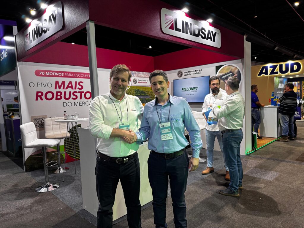 Lindsay anuncia parceria com a Irriga Global para ampliar oferta de tecnologia e irrigação 