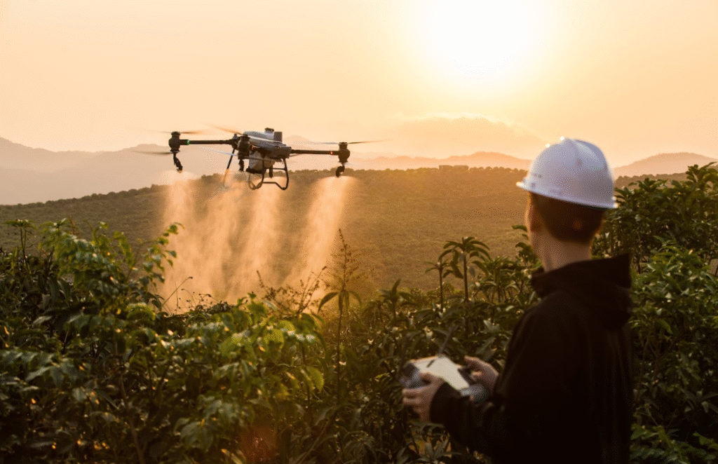 Drones avançam como aliados na pulverização agrícola no Brasil - drones Drones avançam como aliados na pulverização agrícola no Brasil